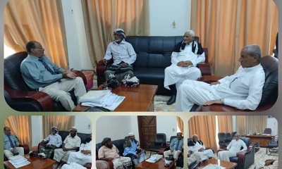 الوكيل المساعد لشؤون مديريات الوادي والصحراء أ.عبدالهادي التميمي يستضيف المجلس الأهلي بمنطقة حويلة مديرية القطن