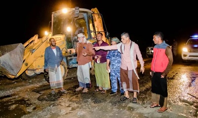 لجنة الطوارئ بمديرية غيل باوزير في أجتماع لها