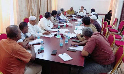 تنفيذي سيئون يعقد اجتماعه الدوري، ويطلع على الأوضاع المتعلقة بالخدمات والأداء الإداري