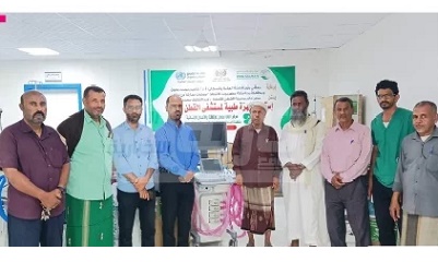 السلطة المحلية بمديرية القطن تدشن استلام كمية من الأجهزة الطبية لمستشفى القطن العام