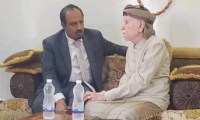 محافظ حضرموت يعزّي الحكم صالح بن ثابت النهدي في وفاة زوجته 