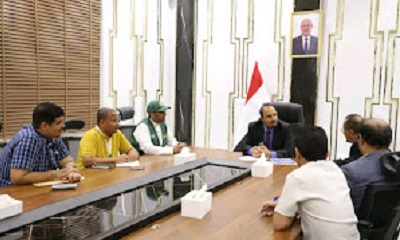 محافظ حضرموت يبحث جوانب التدخّلات لمركز الملك سلمان في المناطق المتضرّرة بمديرية الريدة وقصيعر