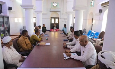 مدير عام مديرية تريم يترأس إنعقاد الدورة التاسعة للعام 2023م للمكتب التنفيذي بمديرية تريم