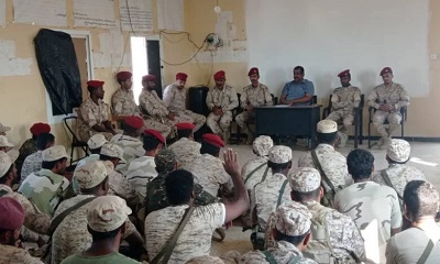 الكتيبة الخاصة بالمنطقة العسكرية الثانية تنظم محاضرة توعوية في القانون العسكري لمنتسبيها
