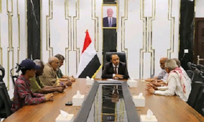 محافظ حضرموت يرأس اجتماعًا للجنة الإعداد لفعالية ذكرى مرور عام على فقيد حضرموت والوطن اللواء ركن سالم سعيد المنهالي