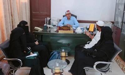 مدير عام سيئون يشيد بجهود لجنة شؤون المرأة والطفل التابعة لعاقل حي السحيل الغربي مديرية سيئون