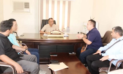 مدير عام بروم ميفع يلتقي “السيد وانج” رئيس مجلس إدارة شركة الحصان الأسود الصينية