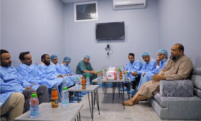 زيارات تفقدية للمرافق الصحية و المستشفيات للإطلاع على التجهيزات الطبية لإقامة مخيمات تخصصية نوعية بحضرموت الساحل