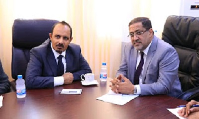 محافظ حضرموت يناقش مع وزير العدل أوضاع المحاكم والنيابات وسبل الدفع بعمل المنظومة القضائية