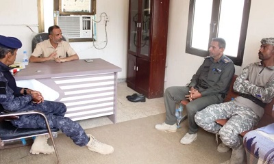 مدير عام بروم ميفع يقوم بزيارة تفقدية لأمن المديرية