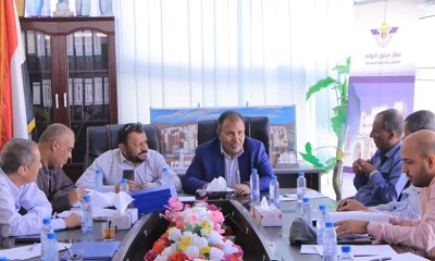 برئاسة وكيل المحافظة اجتماع للجنة الأمنية بمطار سيئون الدولي