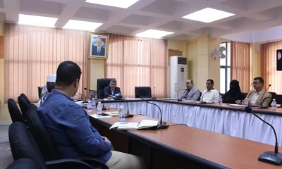 الوكيل باصريح يرئس اجتماع باللجنة العليا للترصد الوبائي بالمحافظة