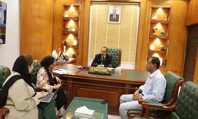 إنجاز مشروع تأهيل مبنى ديوان حضرموت بالمكلا بنسبة 95 في المائة