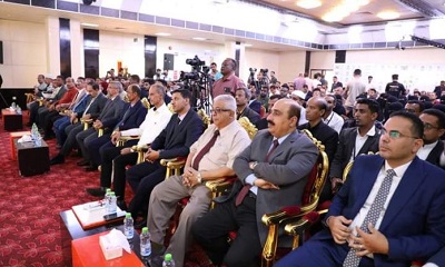 محافظ حضرموت ووزير الشؤون الاجتماعية والعمل يدشنان منتدى “تضامن” الدولي للتنمية بالمكلا