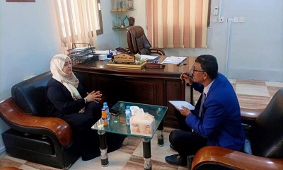 بحث سبل تنسيق العمل بين مكتبي وزارتي الشؤون الاجتماعية والثقافة لتعزيز دور الفنون في إبراز ثقافة المجتمعات بحضوموت