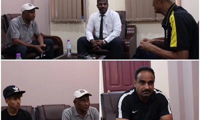 الوكيل باضاوي يلتقي الجهاز الفني والإداري لمنتخب بعثة الناشئين 