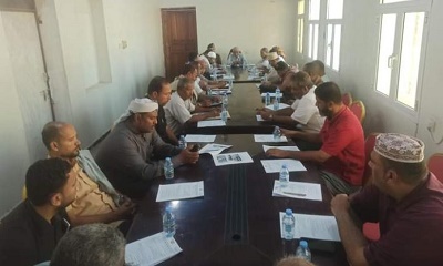 تنفيذي الشحر يناقش تقارير عن المواقع الأثرية وهيئة المصائد ومراكز الطب البديل ونشاط البحث الجنائي