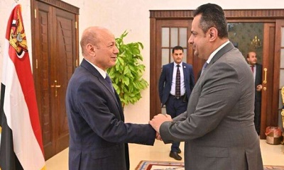 رشاد العليمي يرشح ثلاث شخصيات لخلافة معين في رئاسة الحكومة