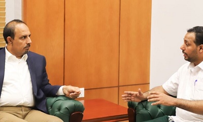 محافظ حضرموت يبحث مع وزير التربية والتعليم سير العملية التعليمية بالمحافظة