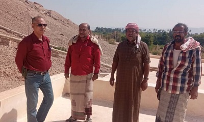 مدير عام مديرية شبام ومدير عام مؤسسة المياه يناقشان دعم مشاريع المياه بشبام