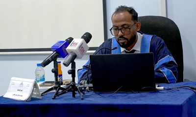 بحضور الوكيل الجيلاني ونائب رئيس جامعة حضرموت والمدير العام للثقافة .. الباحث الصحفي محمد حقص ينال درجة الماجستير من جامعة حضرموت