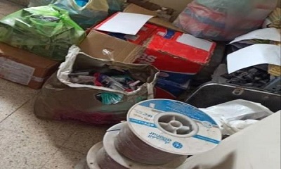 الأجهزة الأمنية بالمكلا تلقي القبض على متهم قام بسرقة أدوات كهربائية 