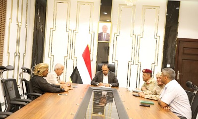 اللجنة الأمنية بحضرموت تبحث الاجراءات المتخذة لتعزيز الجانب الأمني ومكافحة الجريمة