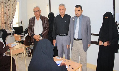 الوكيل (بن شرمان) يدشن الامتحانات النهائية للفصل الدراسي الأول للعام الدراسي 2023/2024م بمدارس وادي حضرموت والصحراء