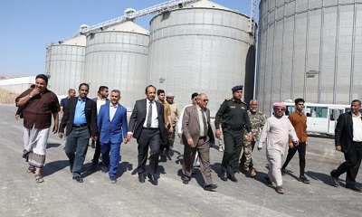 محافظ حضرموت يدشن التشغيل التجريبي لشركة الريان لصوامع ومطاحن الغلال المحدودة بطاقة انتاجية 500 طن في اليوم