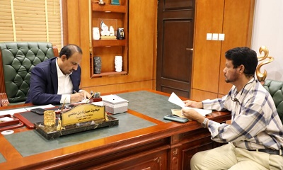 محافظ حضرموت بناقش أوضاع الجمارك في ساحل حضرموت