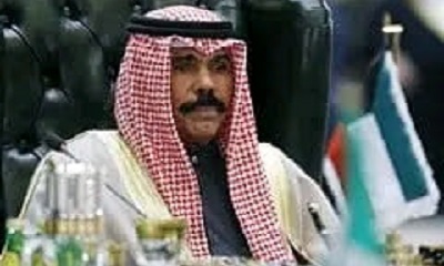 محافظ حضرموت ينعي أمير الكويت الشيخ نواف الأحمد الجابر الصباح وينقل تعازي أبناء حضرموت للأشقاء في دولة الكويت