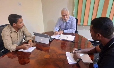 رئاسة مؤتمر سلامة المرضى تلتقي مدربي ورشة مكافحة العدوى