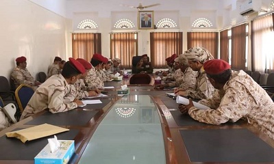 إستعداد لتدشين العام التدريبي الجديد ، قائد المنطقة العسكرية الثانية يجتمع برؤساء الشعب لمناقشة خطط 2024م