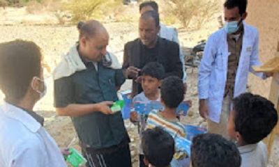 مدير عام مديرية عمد يدشن المرحلة الخامسة من النشاط الايصالي التكاملي بمناطق مديرية عمد