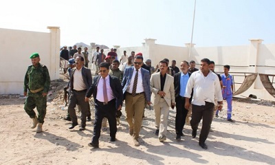 معالي وزير النفط والمعادن يقوم بزيارة تفقدية لمنشأة غاز بروم حضرموت 