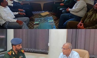 مدير أمن الوادي والصحراء يلتقي رئيس استئناف محكمة ونيابة سيئون لبحث التعاون المشترك بين الأمن والنيابات والمحاكم