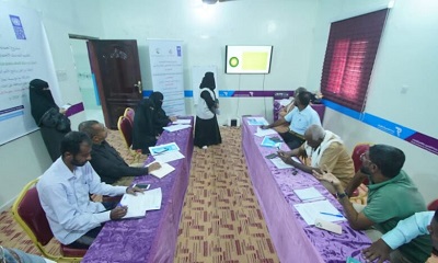 عقد ورشة عمل الخاصة بإنشاء لجنة السلام بالمديرية ضمن مشروع الحماية الاجتماعية للتماسك الاجتماعي 