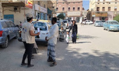 تسليم موقع مشروع ربط مجاري مستشفى القطن العام بالشبكة المحلية بالمديرية