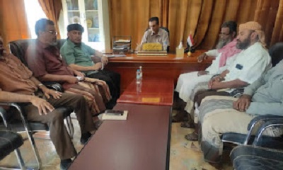 مدير عام مديرية القطن يطلع على سير العمل بإدارة التربية والتعليم بالمديرية ويتسلم تقرير المشاريع والفعاليات والأنشطة التربوية المنفذة بالعام 2023م