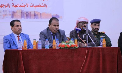 الوكيل العامري نحرص على أن يكون الأمن هو السائد بالمديرية وإذا استقرت شبام استقر وادي حضرموت