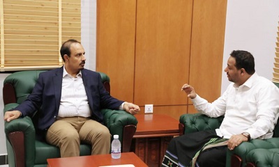 محافظ حضرموت ووزير التربية والتعليم يبحثان أوضاع قطاع التربية بالمحافظة