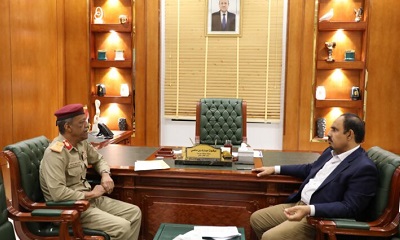 محافظ حضرموت يطلع على أوضاع الألوية والوحدات بالمنطقة العسكرية الثانية