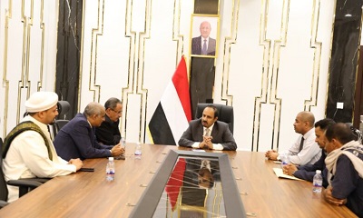 محافظ حضرموت يبحث سُبل تعزيز التعاون بين السلطة المحلية والنيابة العامة