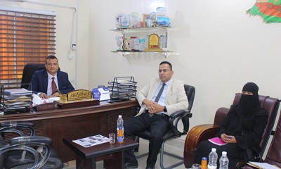 زيارة رسمية من وزارة التعليم الفني والتدريب المهني لمكتب الوزارة بالمكلا