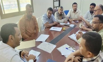 اللجنة الفنية بكهرباء وادي حضرموت تناقش أهم المشاريع الجارية لمواجهة أحمال الصيف المقبل