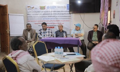 مؤسسة الاستجابة للإغاثة والتنمية تقيمورشة تطبيقية في دراسات الجدوى الاقتصادية لمستخدمي المياه بمديرية القطن