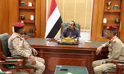 محافظ حضرموت يعقد اجتماعًا لمناقشة مستوى جاهزية الوحدات بالمنطقة العسكرية الثانية 