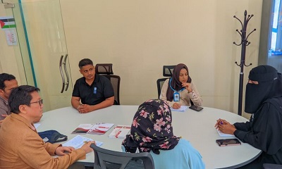 المدير العام للإدارة العامة لبحوث التنمية الإدارية والتدريب بساحل حضرموت يستقبل وفد فريق تحسين الوصول للعدالة التابع لبرنامج المتحدة الإنمائي (UNDP)
