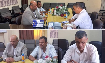 مأمور غيل باوزير يلتقي مدير هيئة المصائد السمكية