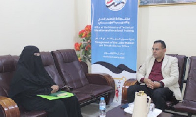 الدكتور باجابر يلتقي برئيس اللجنة الوطنية للمرأة بساحل حضرموت